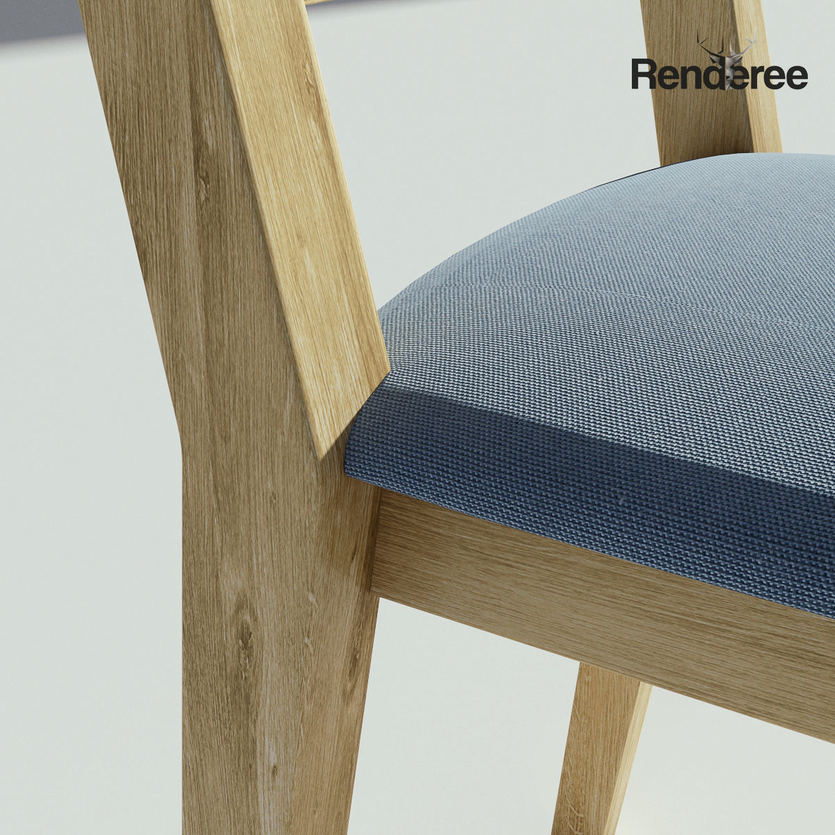 Chairs Set metal chair 3D model_63