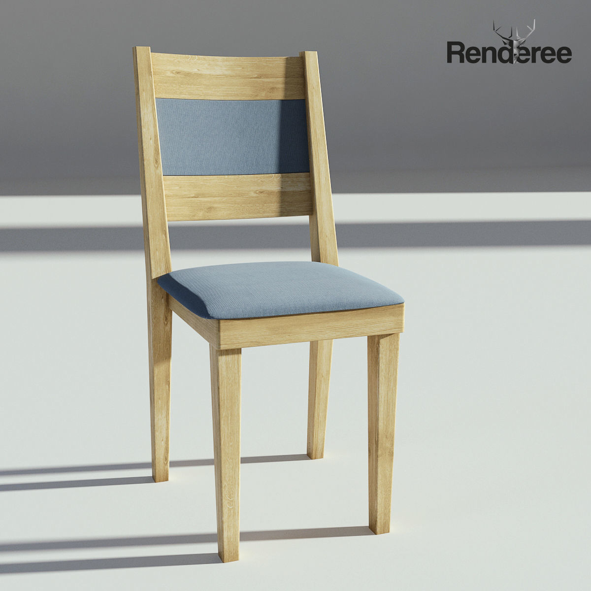 Chairs Set metal chair 3D model_60