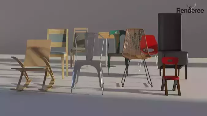Chairs Set metal chair