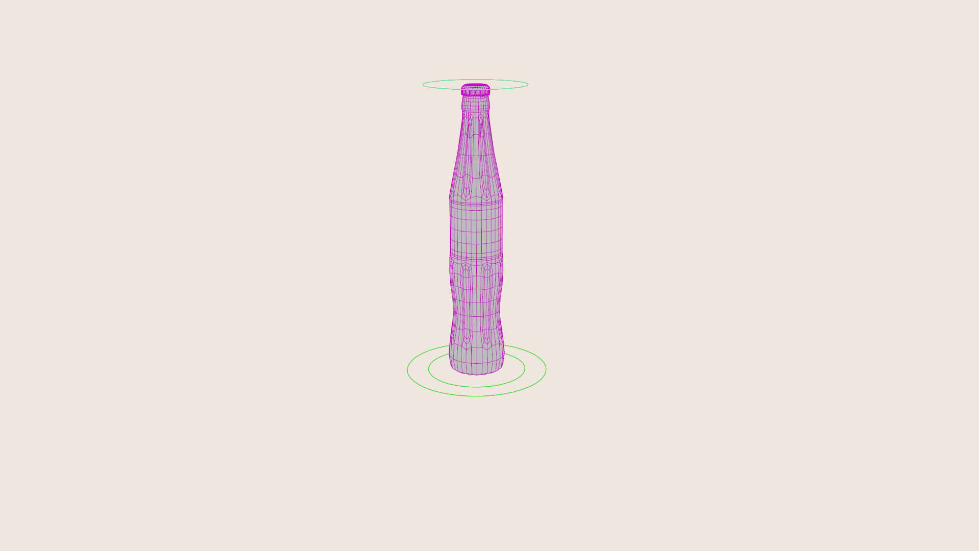 CocaCola Bottle rigged and animated Low-poly 3D model_6