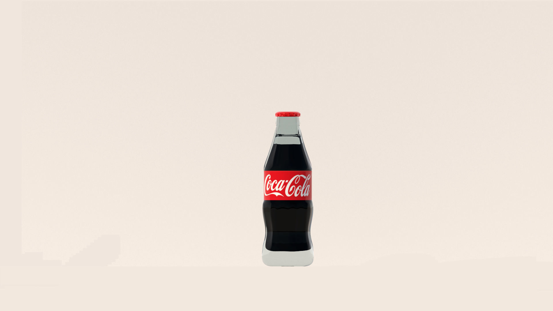 CocaCola Bottle rigged and animated Low-poly 3D model_2