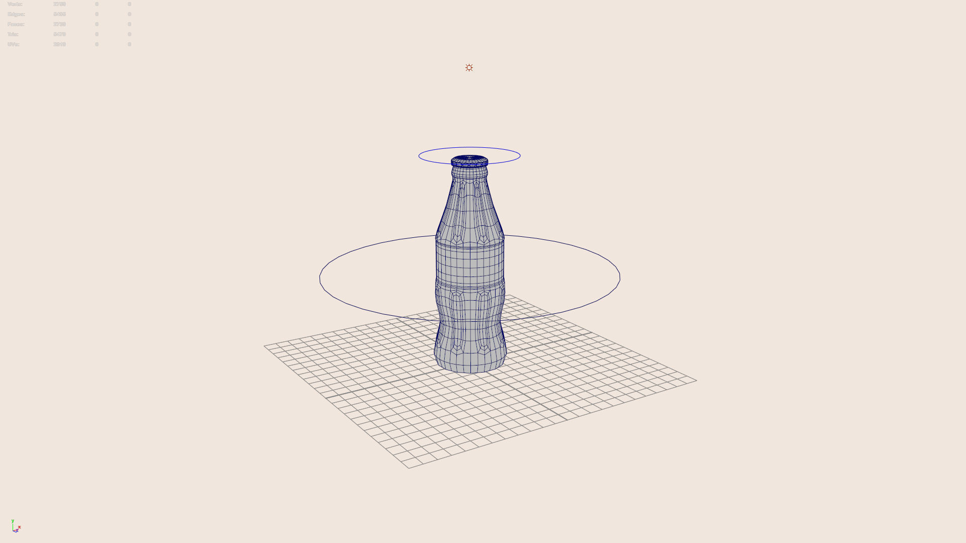 CocaCola Bottle rigged and animated Low-poly 3D model_3