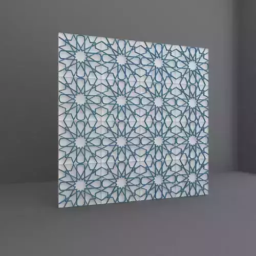 Panel pattern on wall