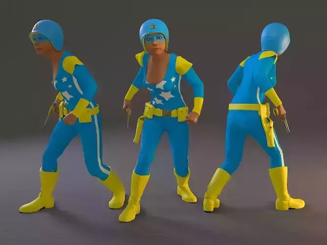 Cosplay Female BCC 2130 010 3D model