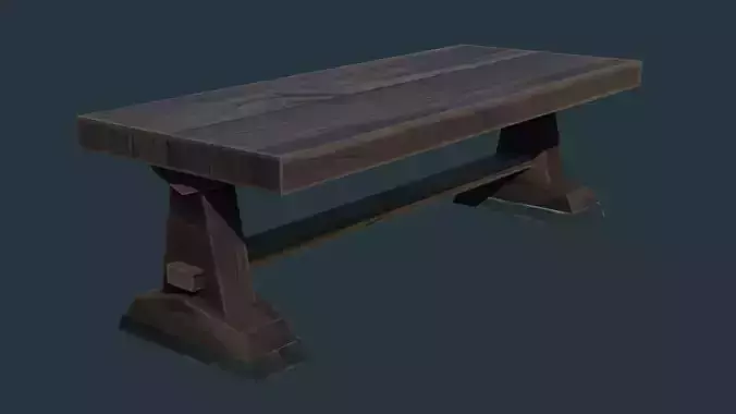 Table wooden bench