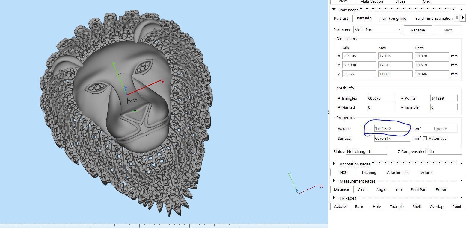 Lion Pendant  3D print model_6