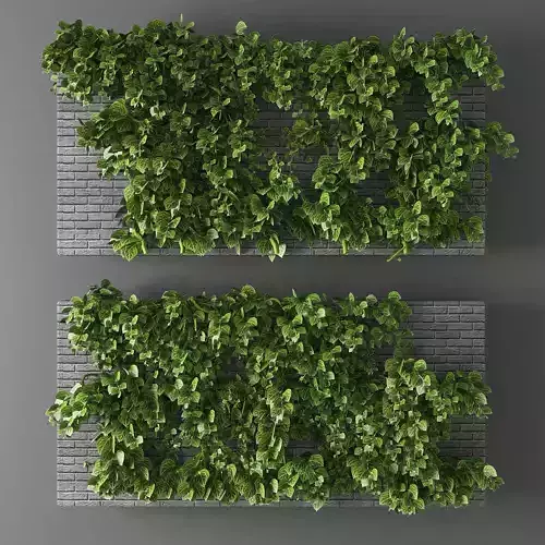 Vertical garden 10 Low-poly 3D model