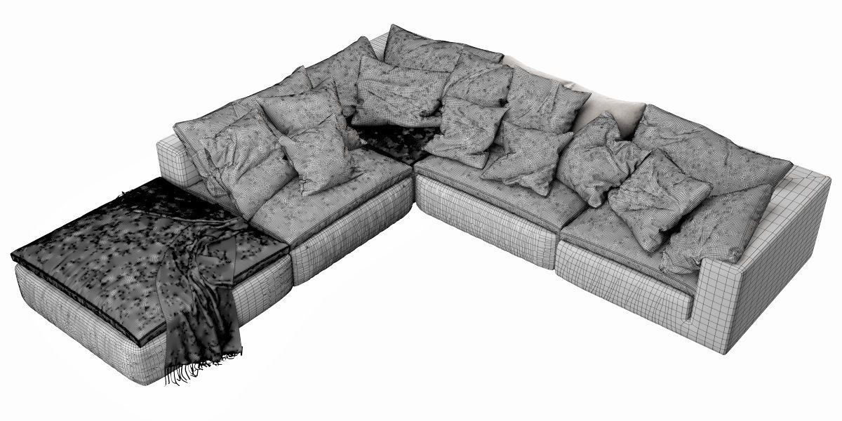 NobleSouls Realm Sofa 2 3D model_7