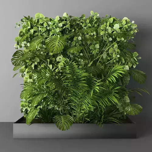 Vertical garden 13 Low-poly 3D model