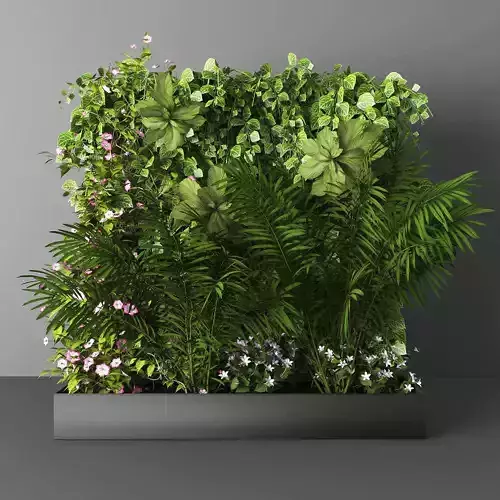 Vertical garden 14 Low-poly 3D model