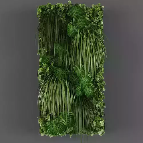 Vertical garden 15 Low-poly 3D model