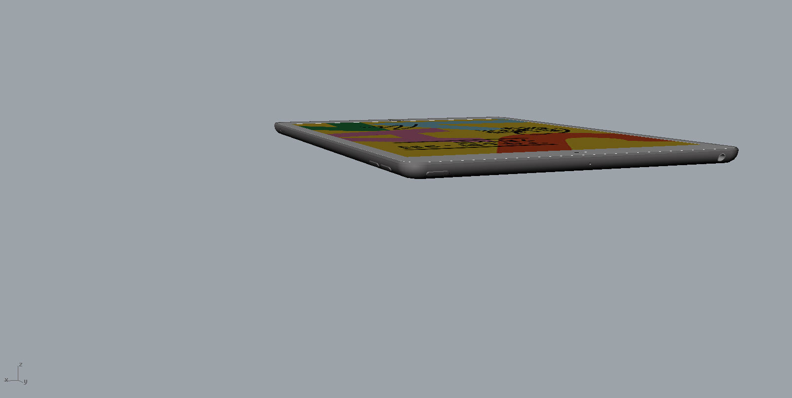 apple 2019 new ipad space silver 3D model 3D print model 3D print model_30