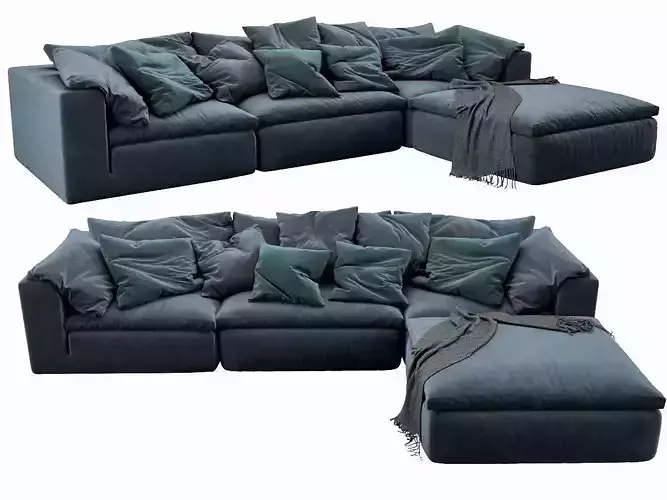 NobleSouls Realm Chaise Lounge 3D model