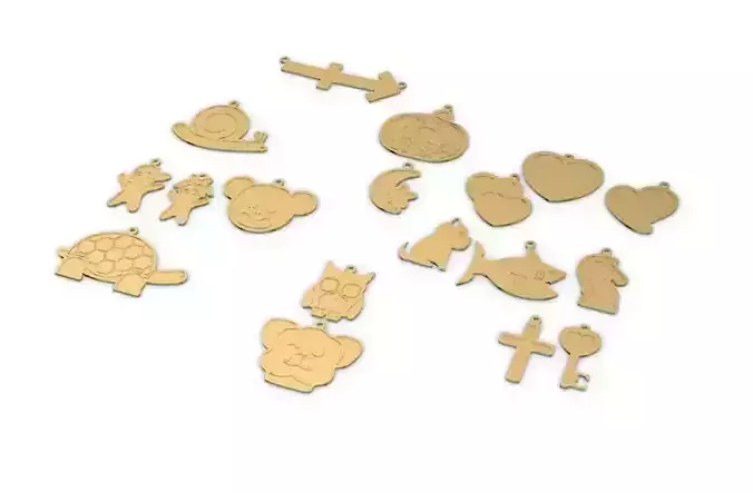 18 PCS PENDANT MODELS