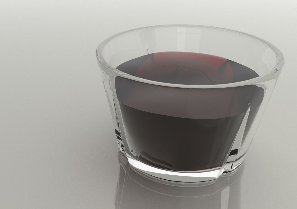 Rosendahl Glass Low-poly 3D model_2