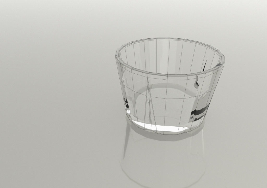 Rosendahl Glass Low-poly 3D model_5