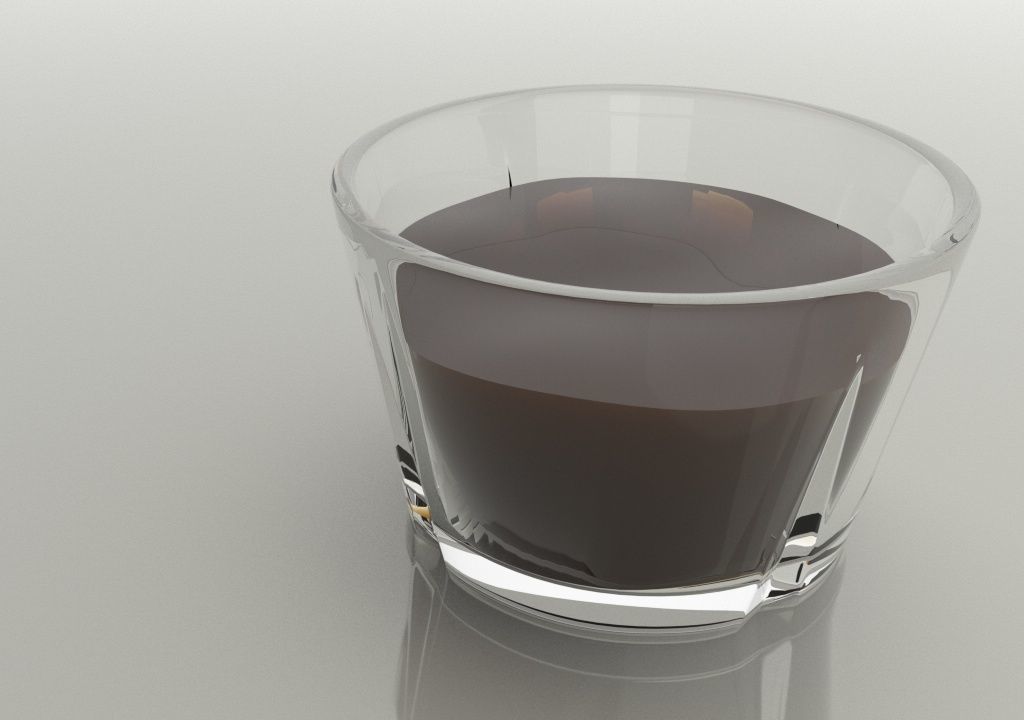 Rosendahl Glass Low-poly 3D model_3