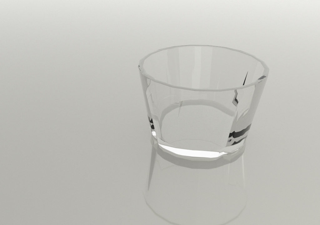 Rosendahl Glass Low-poly 3D model_4
