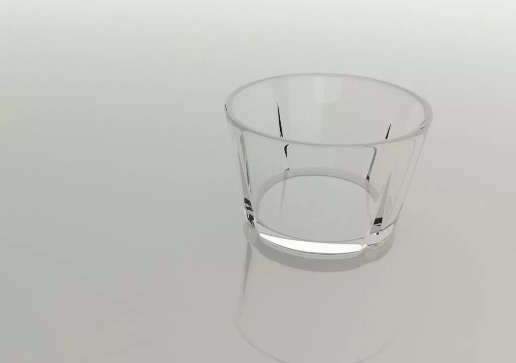 Rosendahl Glass Low-poly 3D model_0