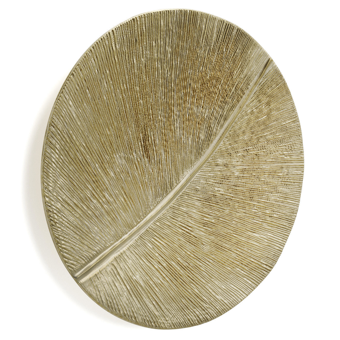 Simonallen sculptor leaf curcle gold 3D model_1