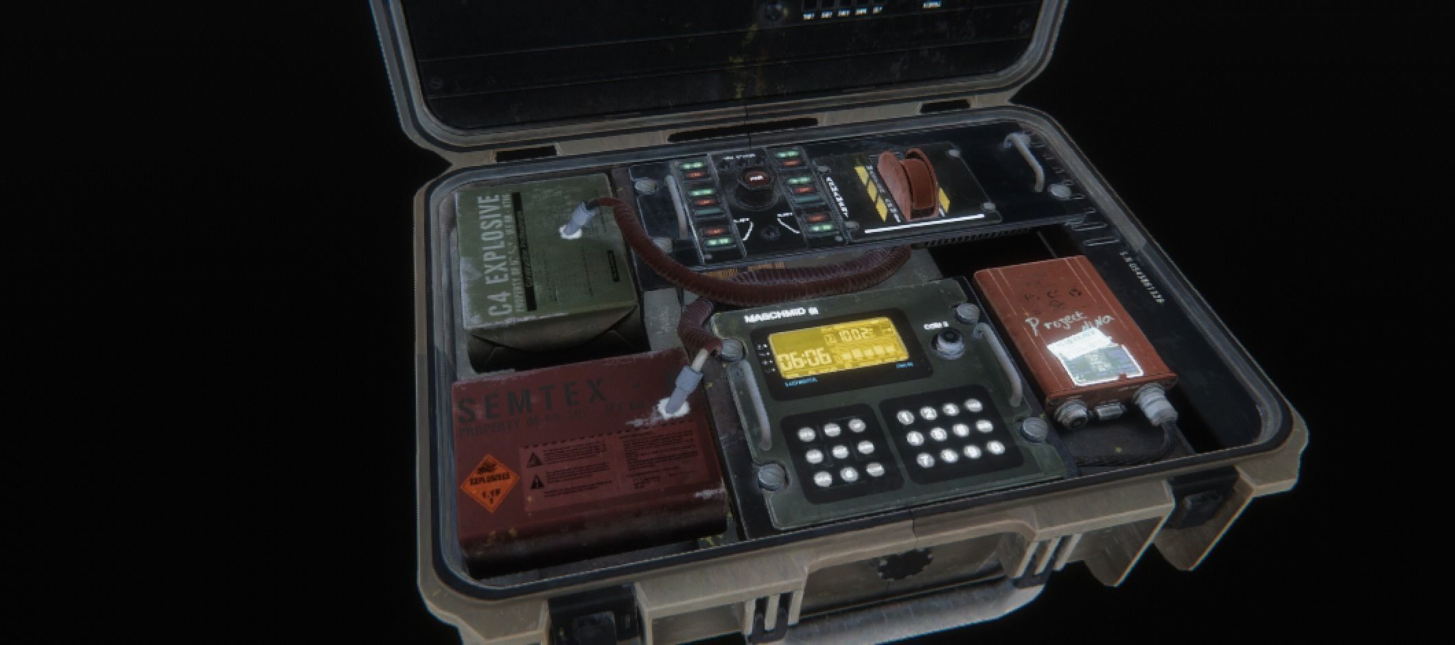 Brief Case Bomb 3D model_2