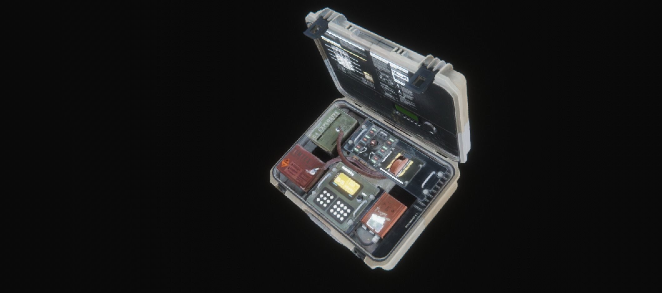 Brief Case Bomb 3D model_5