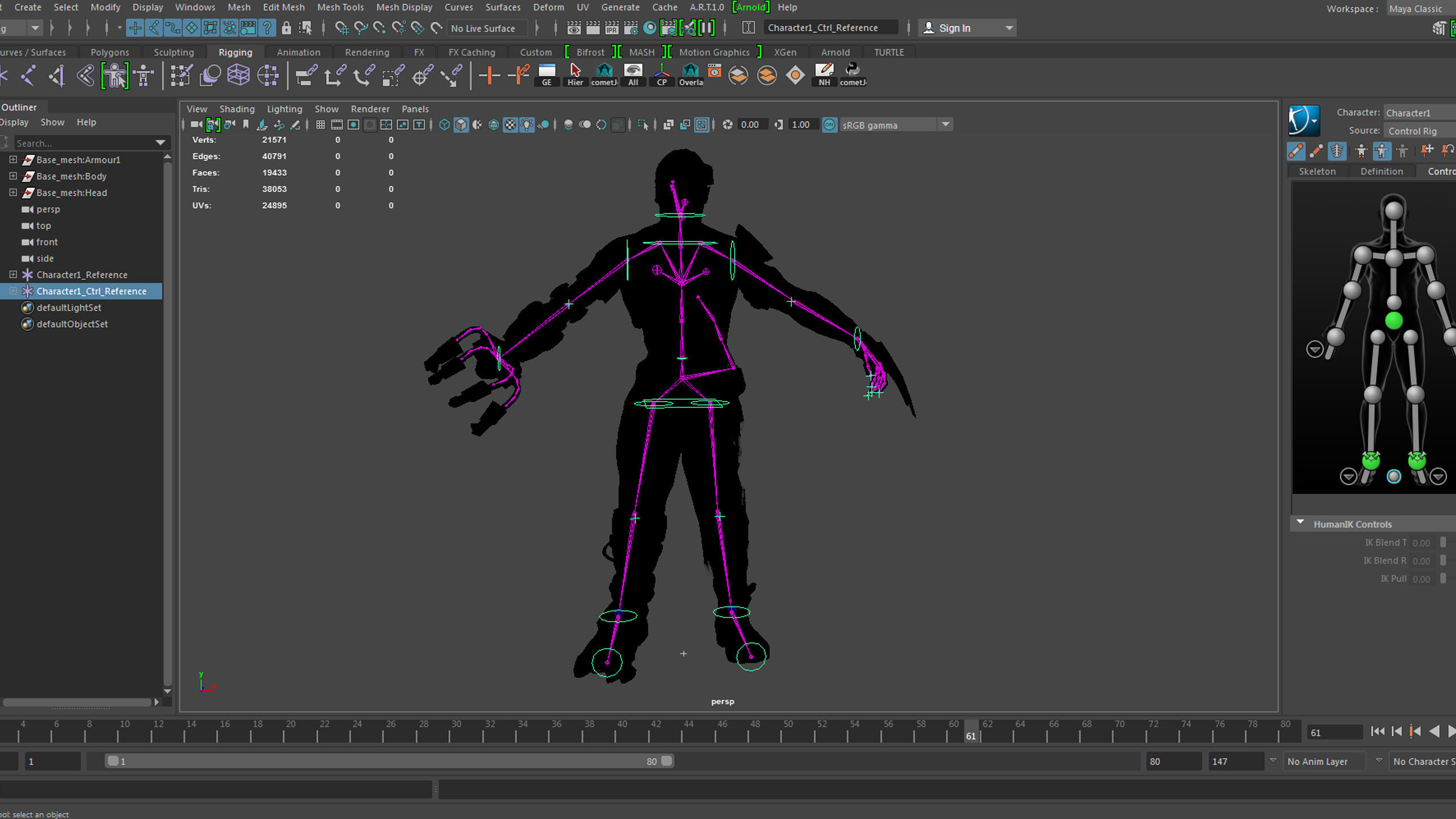 Cyber Monsters Low-poly 3D model_29