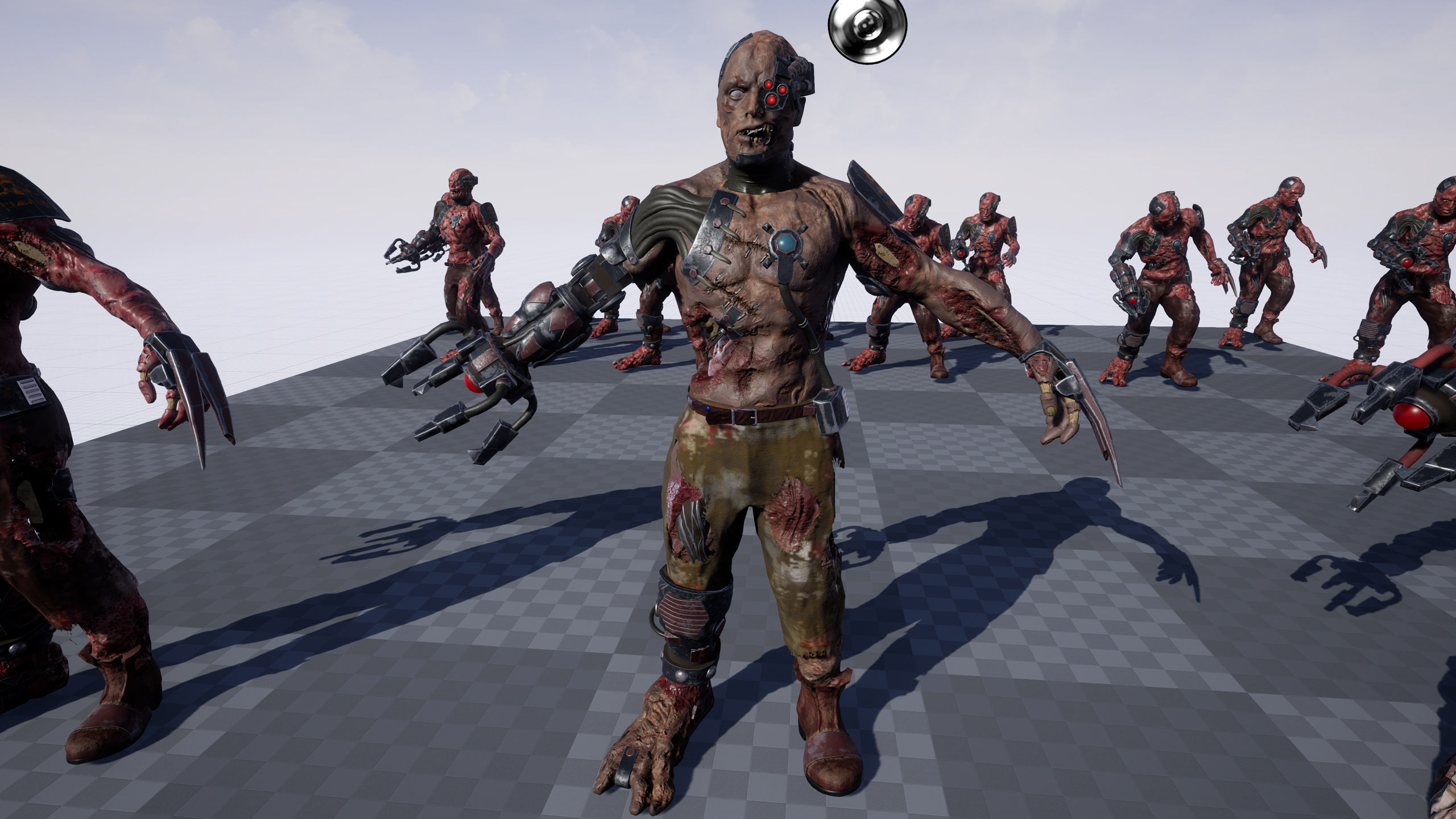 Cyber Monsters Low-poly 3D model_31