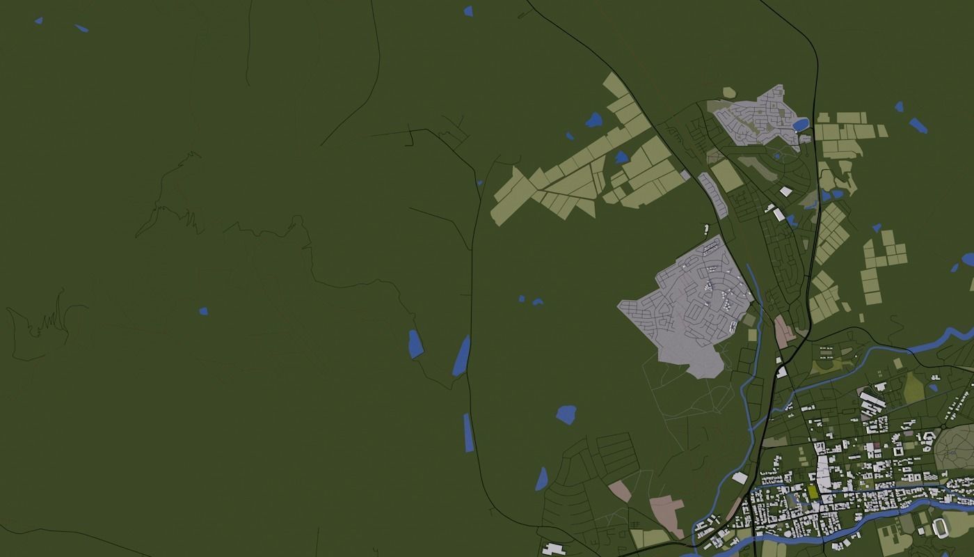 Capetown City Low-poly 3D model_11