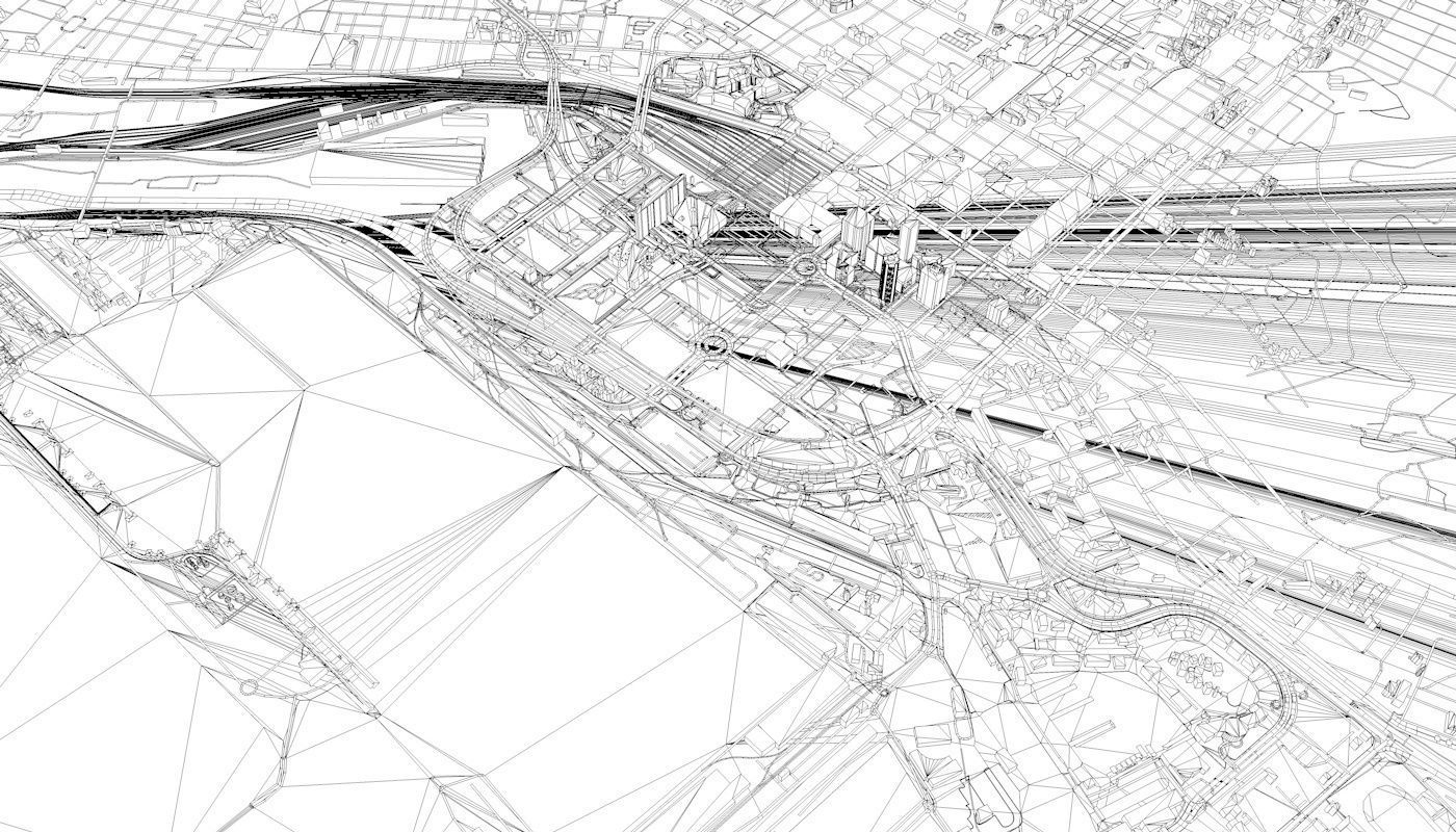 Capetown City Low-poly 3D model_57