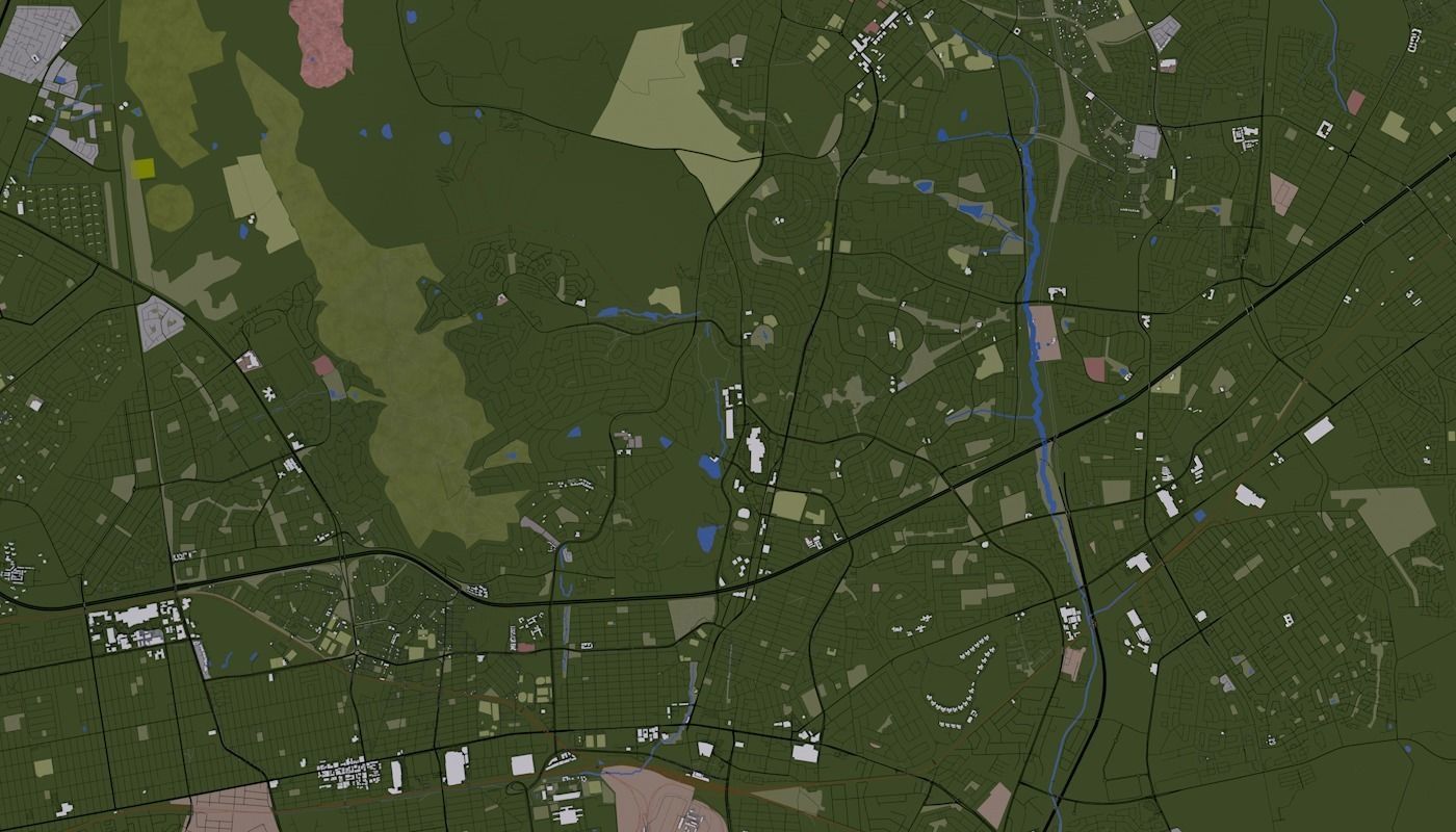 Capetown City Low-poly 3D model_12