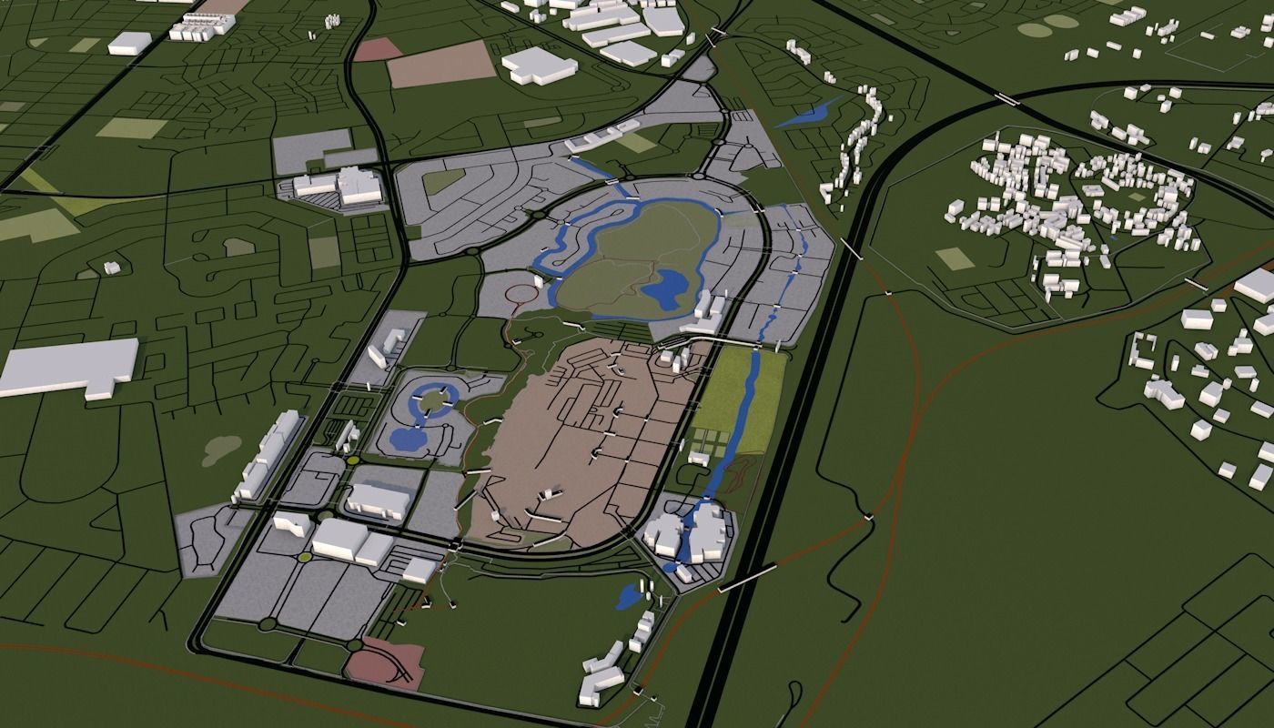 Capetown City Low-poly 3D model_33