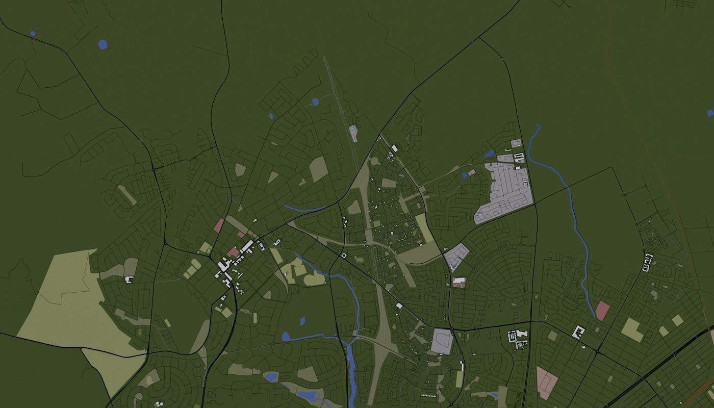 Capetown City Low-poly 3D model_13