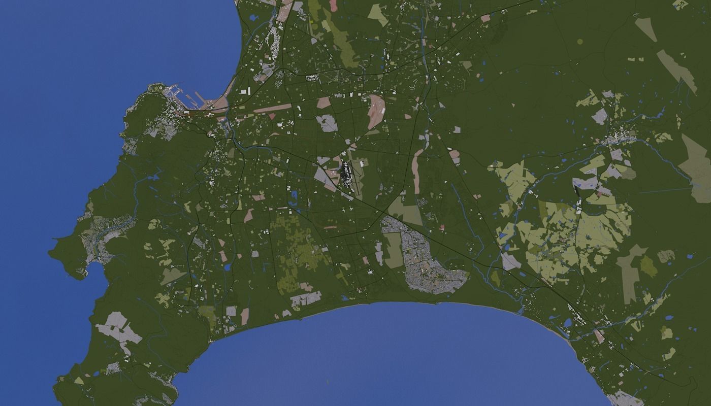 Capetown City Low-poly 3D model_2