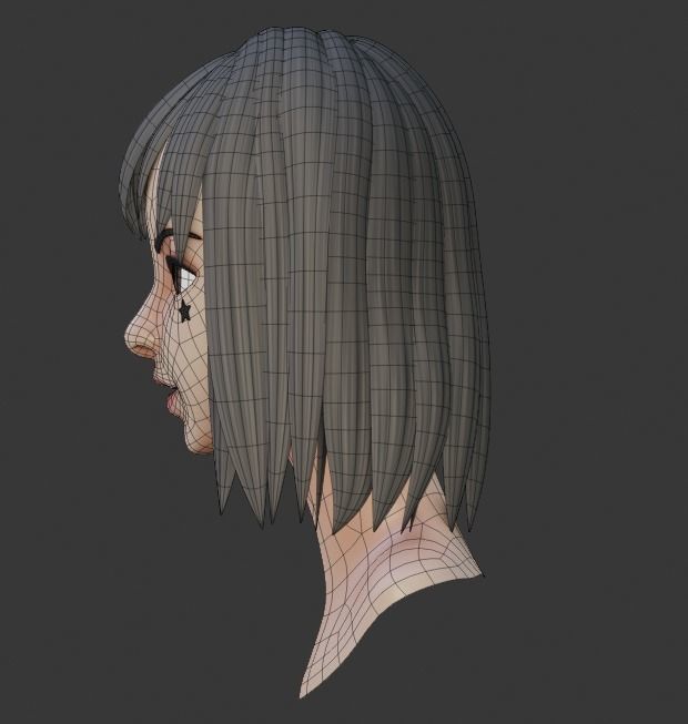 CB Character Stylized Low-poly 3D model_2