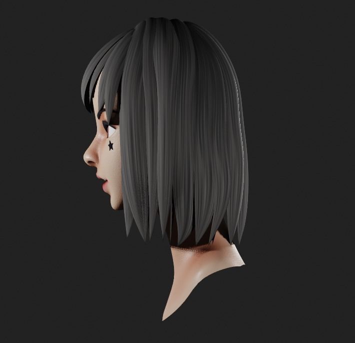 CB Character Stylized Low-poly 3D model_6