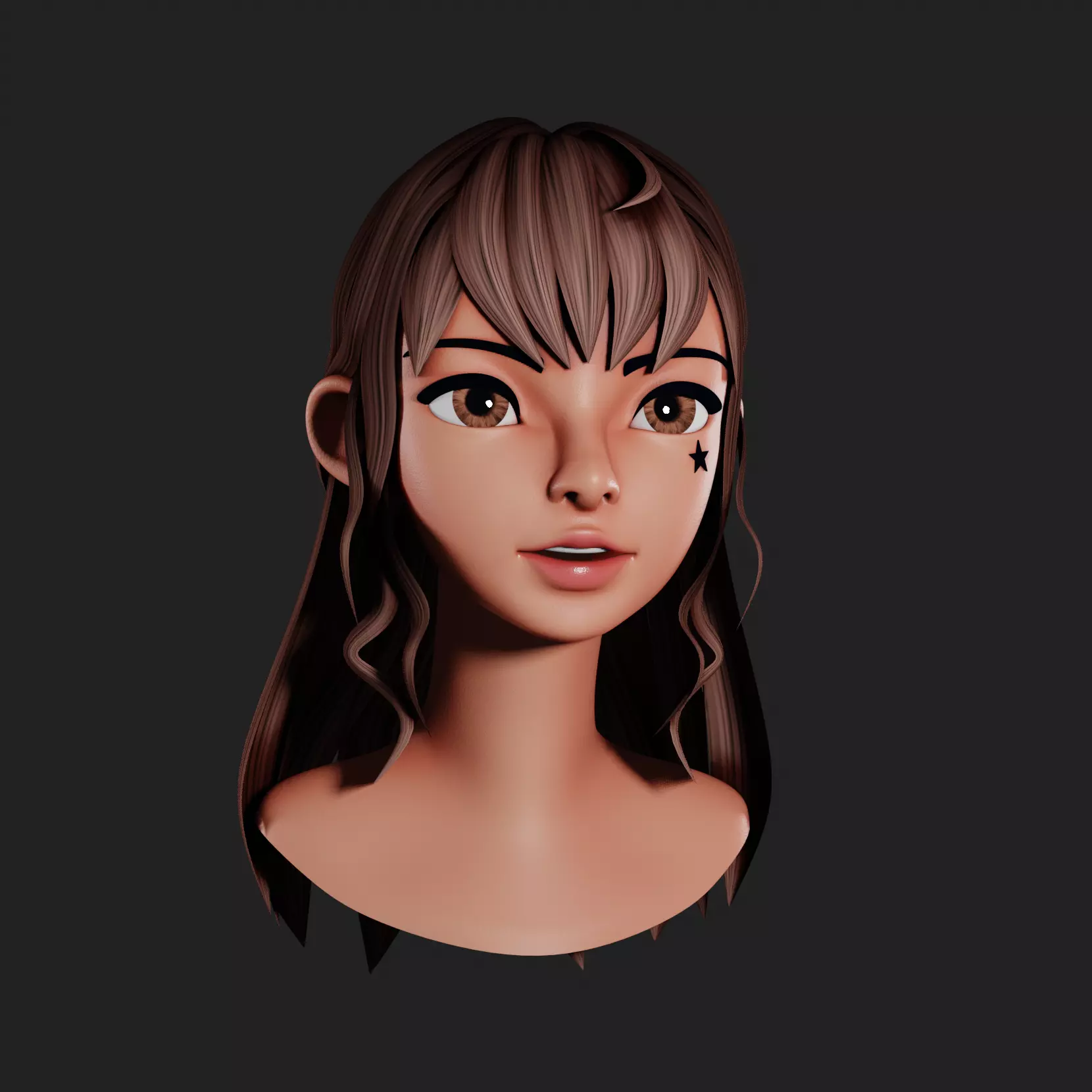 Modelling Cc 3D model CC Character Stylized VR / AR / low-poly | CGTrader