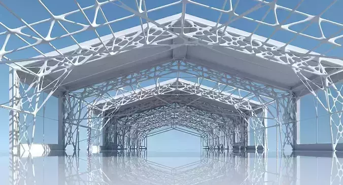 Futuristic Architectural Structure 12