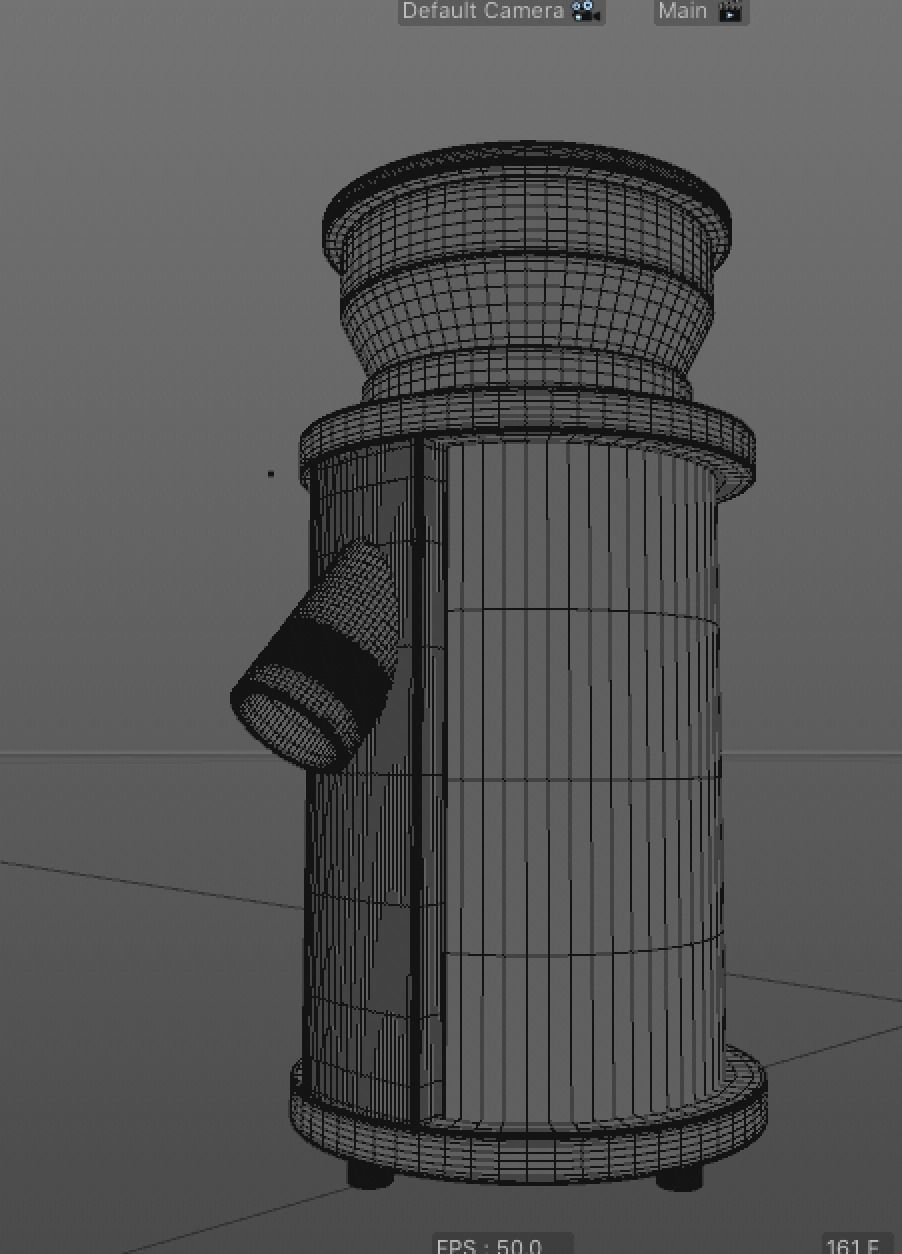 Juicer coffee grinder with wooden base Free 3D model_1