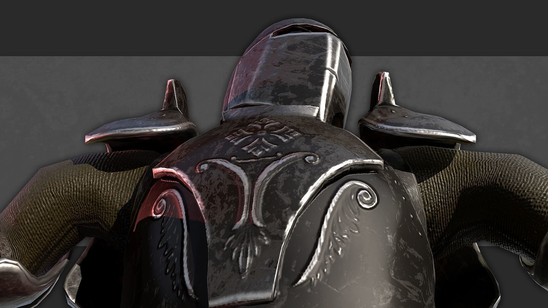 Medieval Fantasy Knights package Low-poly 3D model_11