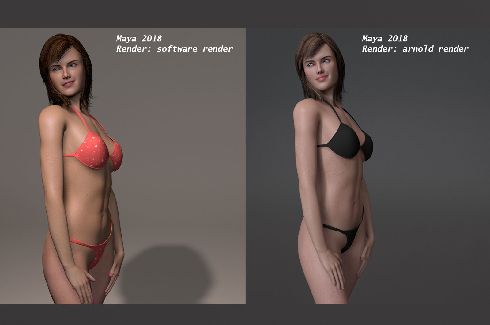 Female Base Maya 2018 Rig 3D model_13