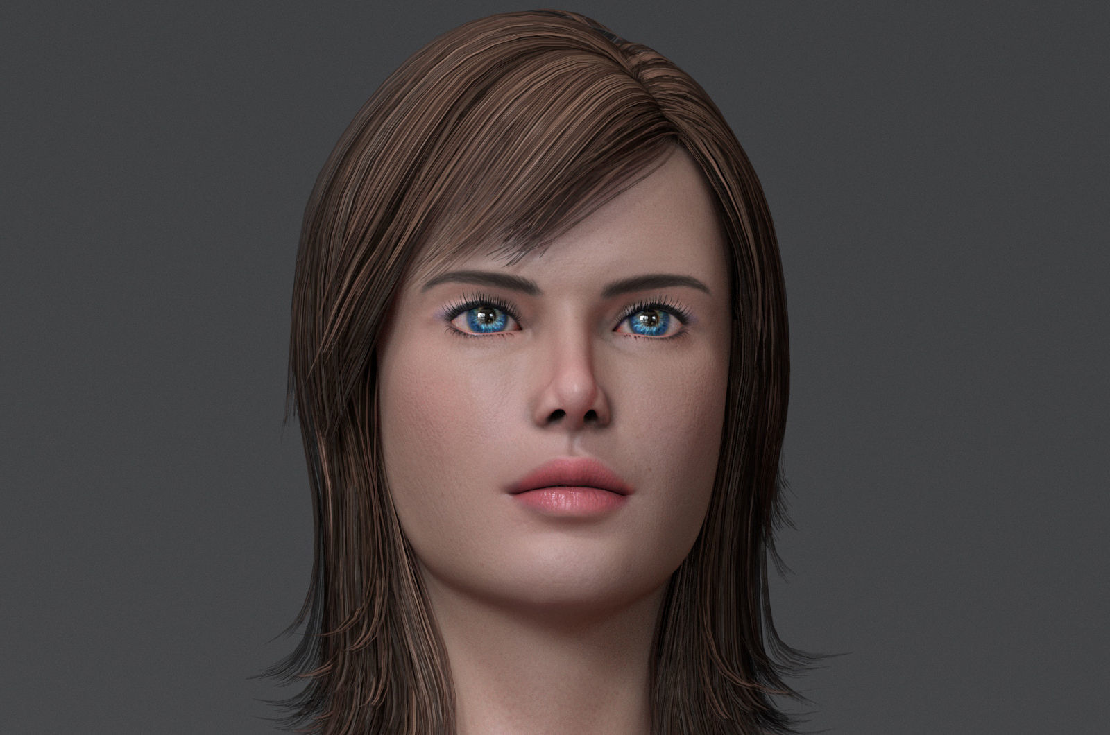 Female Base Maya 2018 Rig 3D model_11