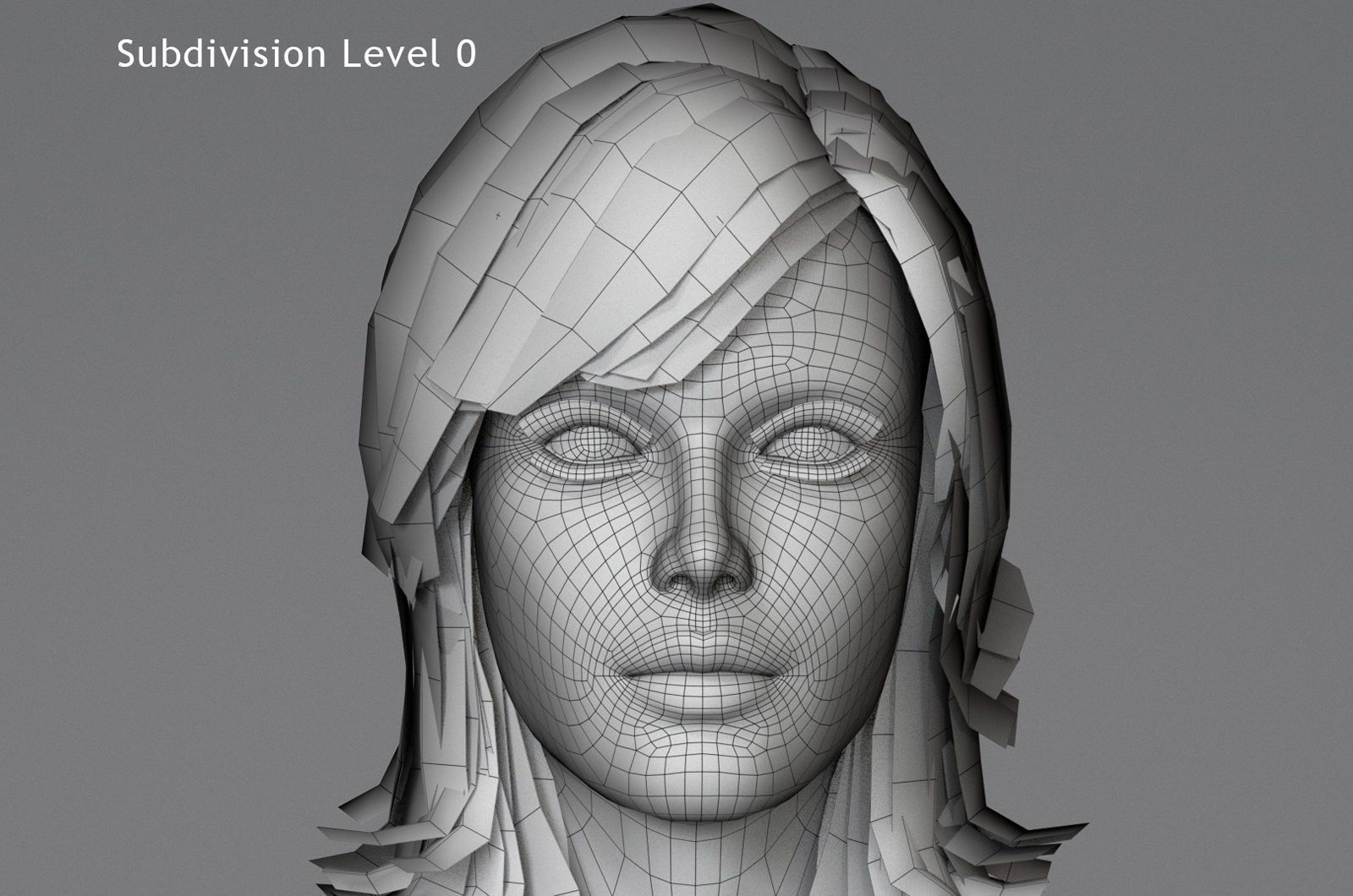 Female Base Maya 2018 Rig 3D model_19