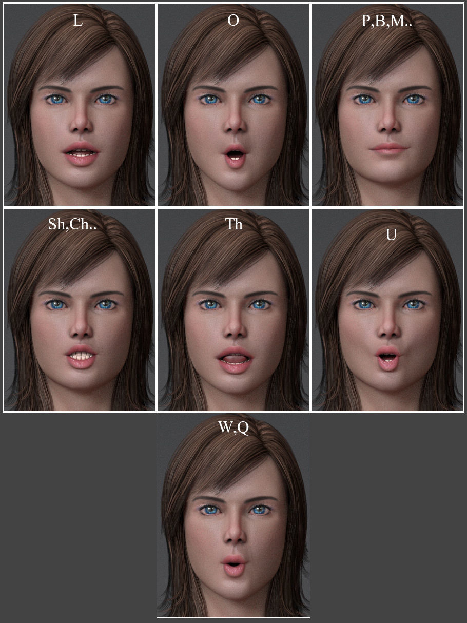 Female Base Maya 2018 Rig 3D model_18