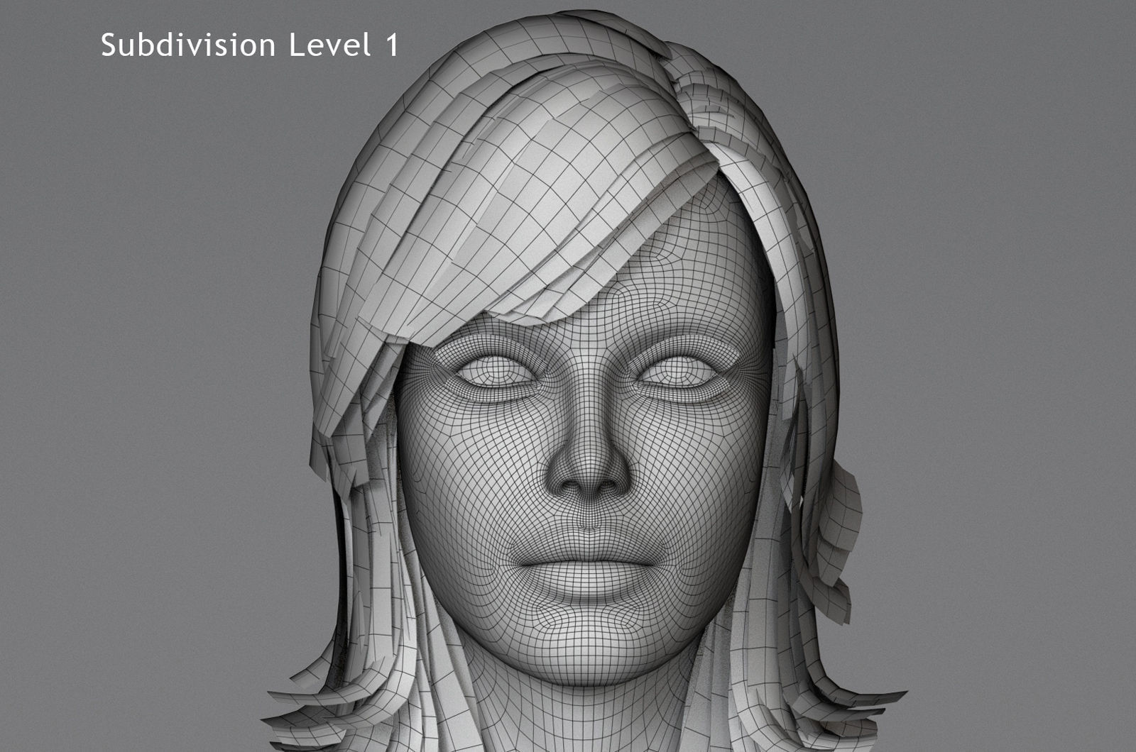 Female Base Maya 2018 Rig 3D model_20