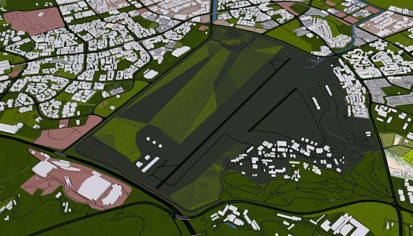 Singapore City Low-poly 3D model_68