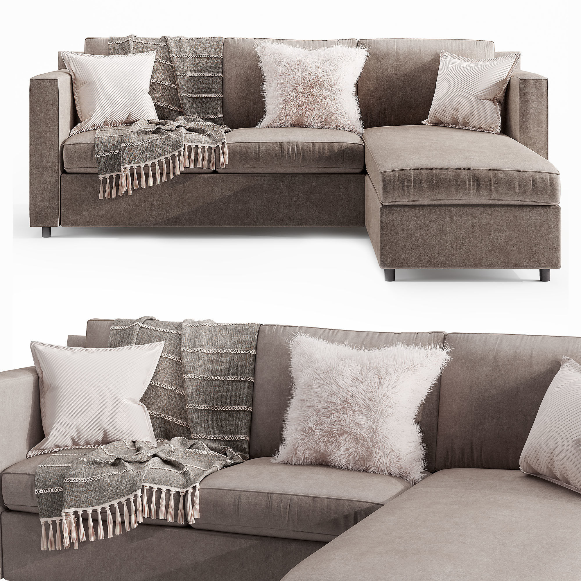 Barrett Reversible Sectional Sofa 3D model_1