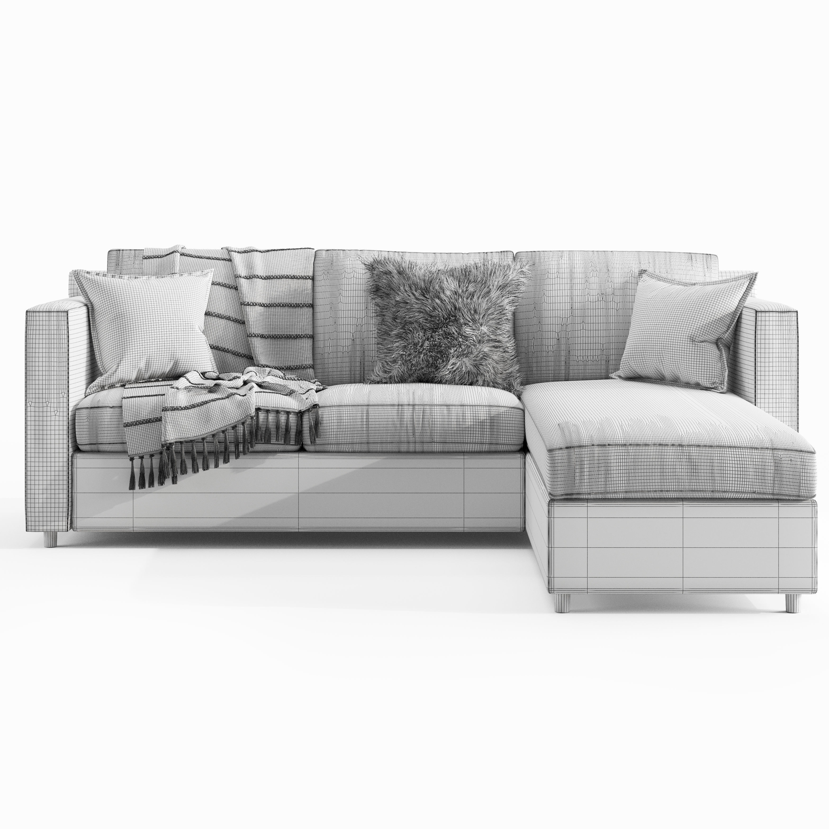 Barrett Reversible Sectional Sofa 3D model_8