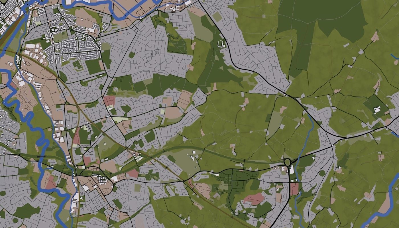 Manchester City UK Low-poly 3D model_27