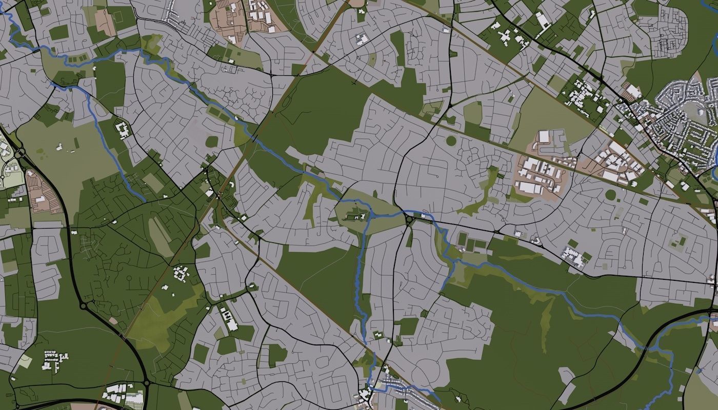 Manchester City UK Low-poly 3D model_45